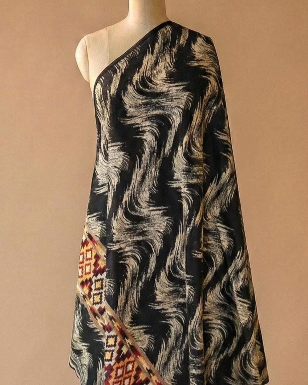 Black Pashmina Shawl