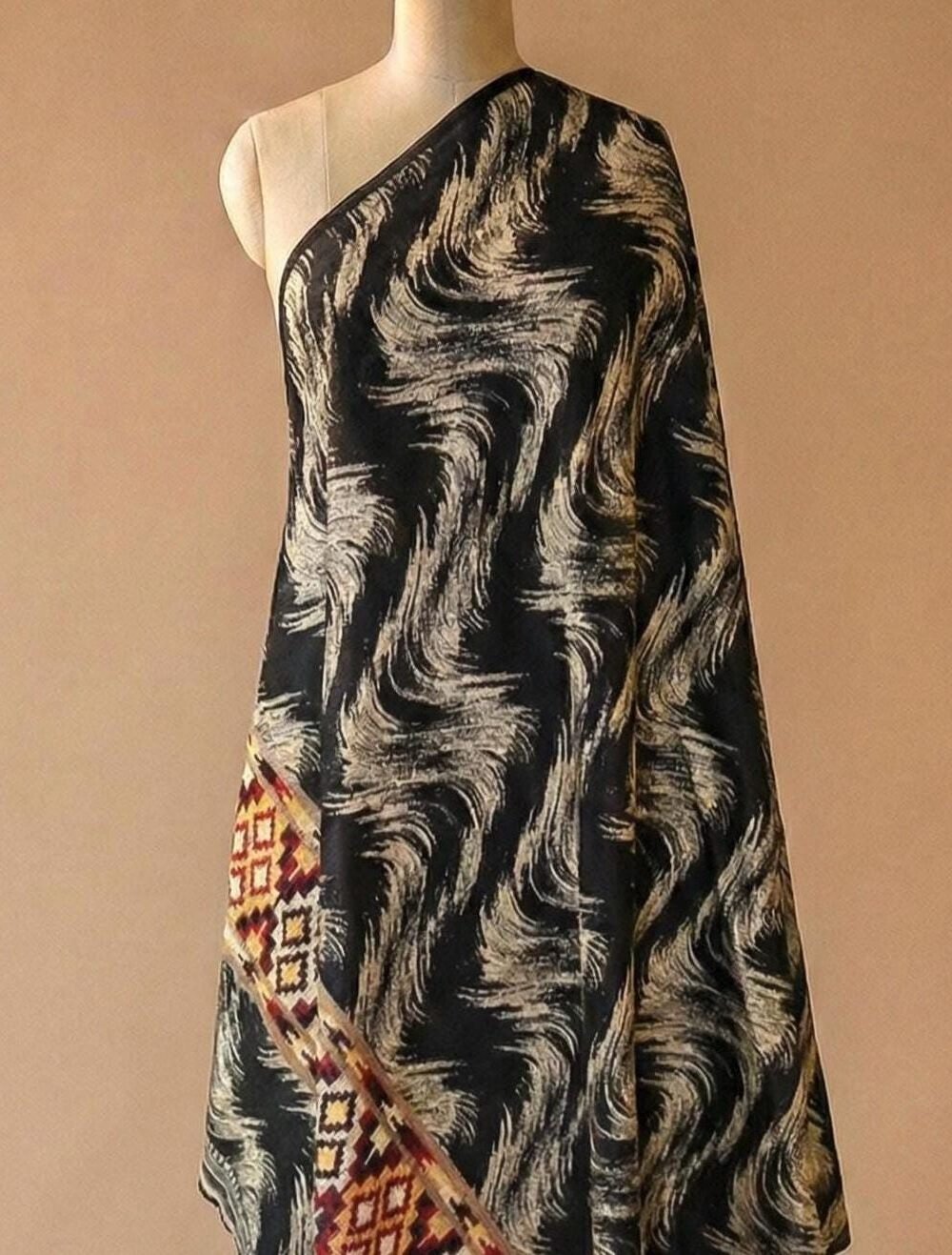 Black Pashmina Shawl